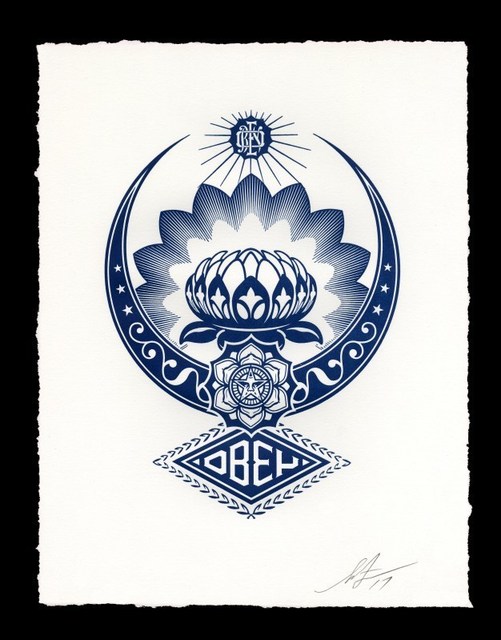 Shepard Fairey, ‘Lotus Ornament’, 2017, AYNAC Gallery