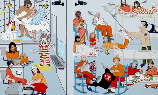 Nancy Chunn, ‘Scene V: The Jail, Detail: Women's Wing Upper’, 2016, Ronald Feldman Gallery
