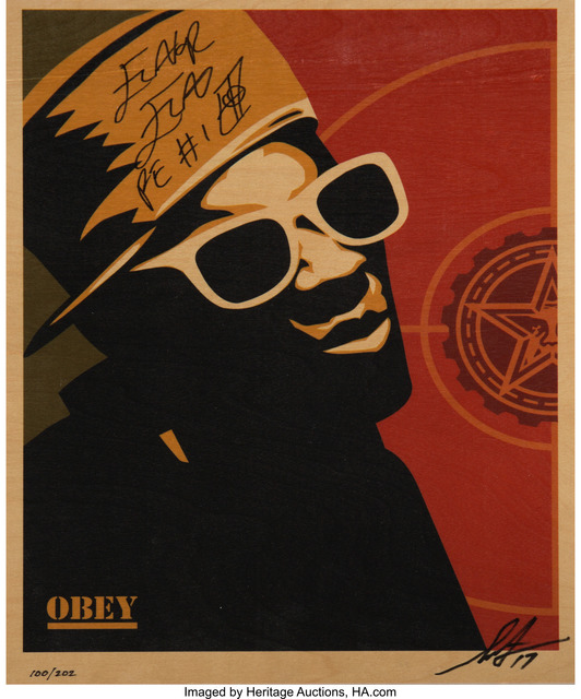 Shepard Fairey (OBEY), ‘Flavor Flav’, 2017, Heritage Auctions