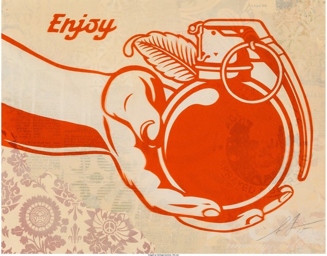Shepard Fairey (OBEY), ‘Fruits of Labor’, 2015, Heritage Auctions