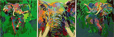 LeRoy Neiman, ‘Elephant Triptych’, 2001, David Parker Gallery