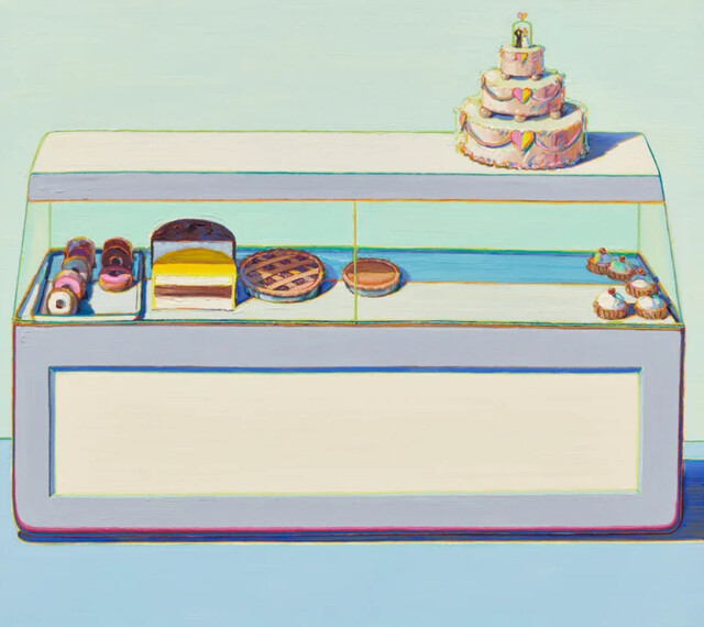 ウェイン・ティーボー　Wayne Thiebaud 「パイカウンター」 Wayne Thiebaud | Pie Counter | Whitney Museum of American Art