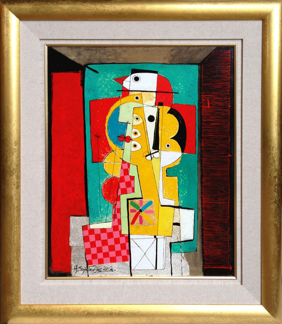 Henryk Szydlowski, ‘Portrait of the colourful Creatures’, 2013, Painting, Oil on Canvas, Wentworth Galleries