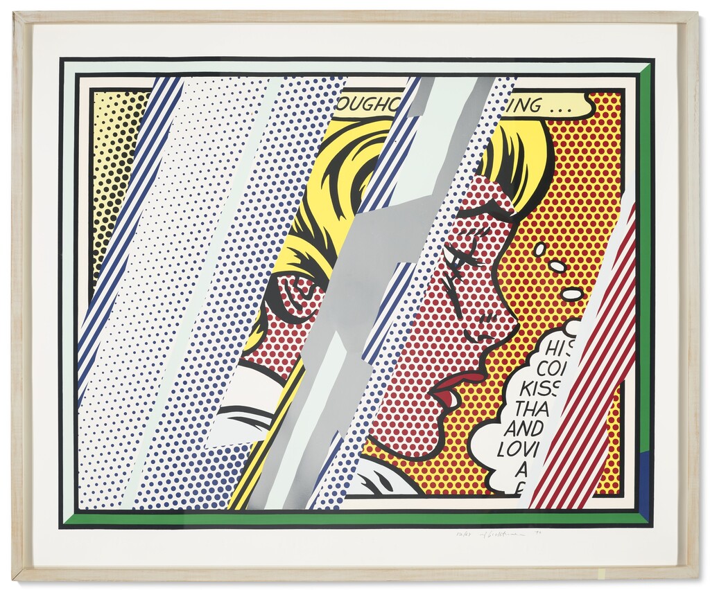 Roy Lichtenstein - Reflections on Girl, from Reflections Series