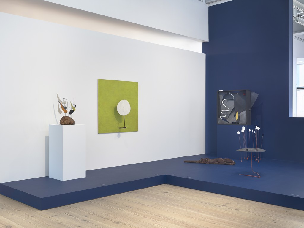 Installation view, Calder: Hypermobility, Whitney Museum of American Art, New York, 9 June–23 October 2017. Photo: Ron Amstutz. © 2017 Calder Foundation, New York/ Artists Rights Society (ARS), New York Installation view, Calder: Hypermobility, Whitney Museum of American Art, New York, 9 June–23 October 2017. Photo: Ron Amstutz. © 2017 Calder Foundation, New York/ Artists Rights Society (ARS), New York