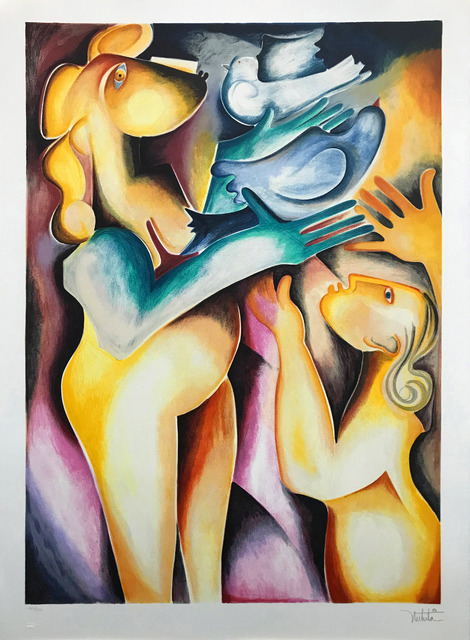 Alexandra Nechita, ‘Let Peace Set You Free’, 2009, Print, Serigraph, Gallery Art Gallery Auction