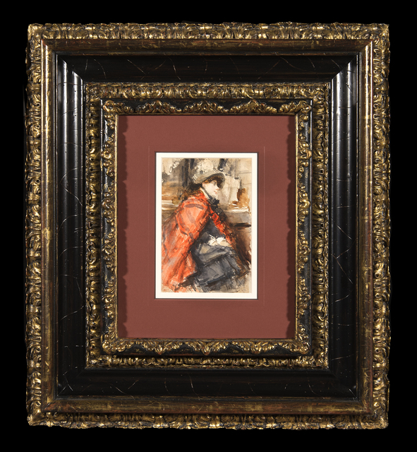 Giovanni Boldini, ‘Seated Lady in a Red Cape’, Trinity House Paintings