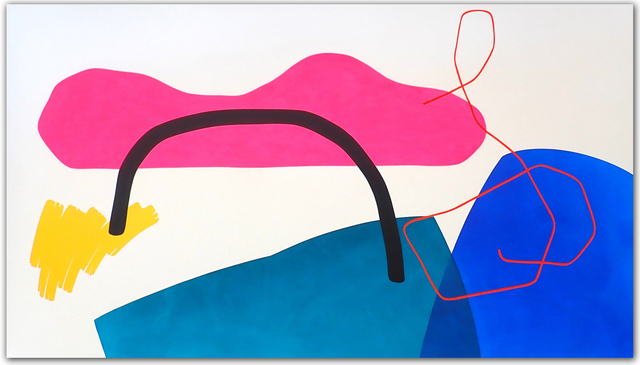 Aron Hill, ‘Two Great Monuments with Bright Pink Hovering’, 2019, Oeno Gallery