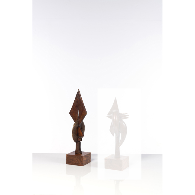 Abou Traoré, ‘Sans Titre’, Sculpture, Lost wax bronze, wooden base, PIASA