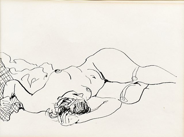 Walt Kuhn, ‘Foreshortened Reclining Figure’, 1928, Rago
