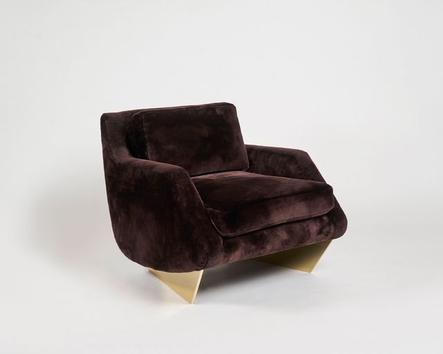 Georgis & Mirgorodsky, ‘"Whalebone Marquise" Armchair’, 2016, Design/Decorative Art, Choice of wood or bronze supports, COM upholstery, Maison Gerard