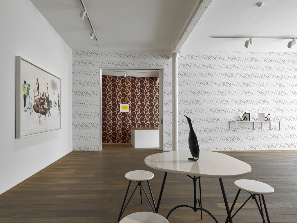Installation view of Charles Avery's solo exhibition 'The People and Things of Onomatopoeia'
Ingleby Gallery, Edinburgh Installation view of Charles Avery's solo exhibition 'The People and Things of Onomatopoeia'
Ingleby Gallery, Edinburgh