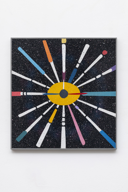 Rhys Coren, ‘The Custard Mite of Glut’, 2018, Painting, Spray paint, acrylic and pencil on board, GRIMM