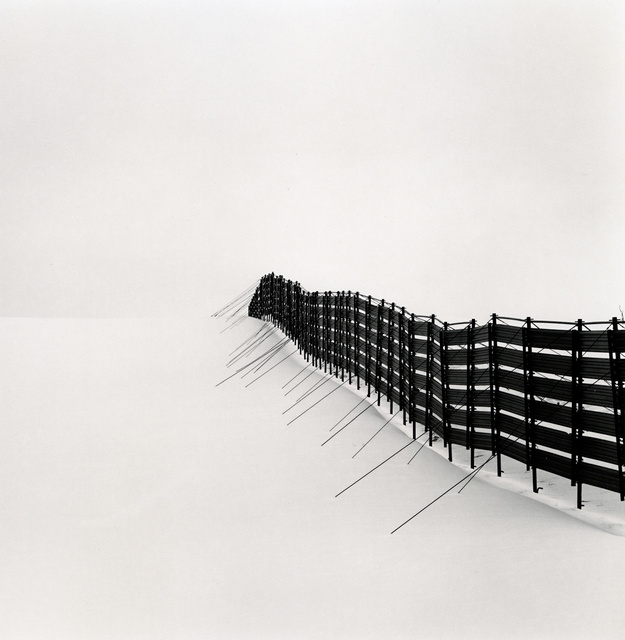 Michael Kenna, ‘Prolonged Snow Fence, Teshikaga, Hokkaido, Japan’, 2007 (printed 2019), Peter Fetterman Gallery