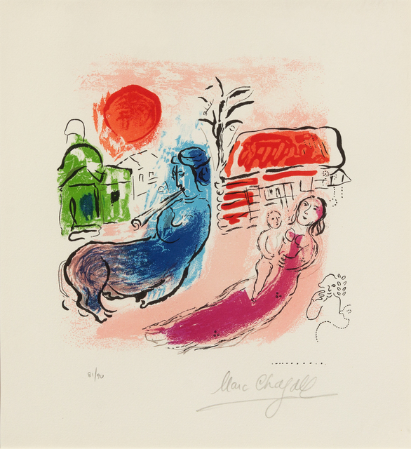 Marc Chagall, ‘Maternité au centaure from Chagall by Jacques Lassaigne’, 1957, Hindman
