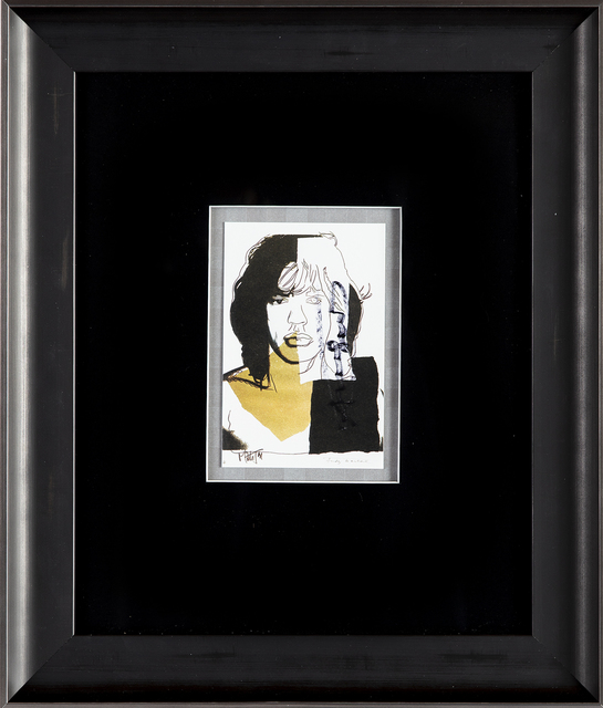 Andy Warhol, ‘Mick Jagger FS.II.146 Gallery Invitation Announcement’, 1975, Print, Lithograph, Modern Artifact