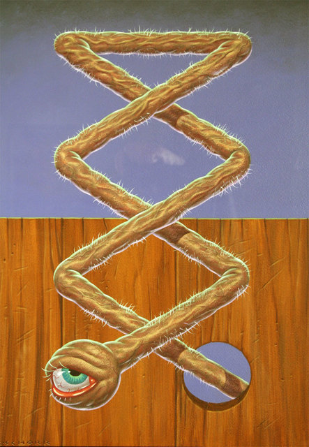 Todd Schorr, ‘Eyeball Zigzag’, 1991, KP Projects