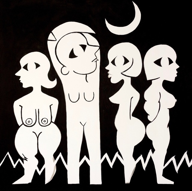 Hubert Neal Jr., ‘Girls, Girls, Girls, Girls, Girls, I Do Adore #4’, 2018, Aaron Galleries
