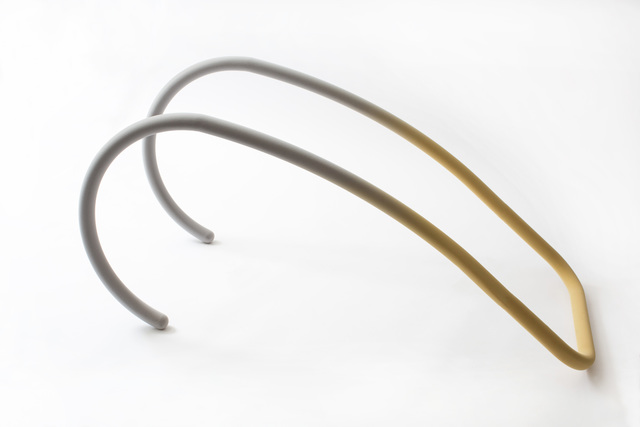 Adeline de Monseignat, ‘Handle’, 2020, Sculpture, Steel and Velvet Skin, bo.lee gallery