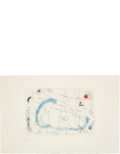 Joan Miró, ‘Strip-Tease in Blue’, 1959, Galerie Maximillian