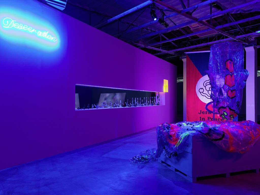 Exhibition view of Tianzhuo Chen, Palais de Tokyo (24.06 – 13.09 2015). Courtesy of the artist, Bank Gallery (Shanghai). Coproduction K11 Art Foundation (KAF). Photo: André Morin Exhibition view of Tianzhuo Chen, Palais de Tokyo (24.06 – 13.09 2015). Courtesy of the artist, Bank Gallery (Shanghai). Coproduction K11 Art Foundation (KAF). Photo: André Morin