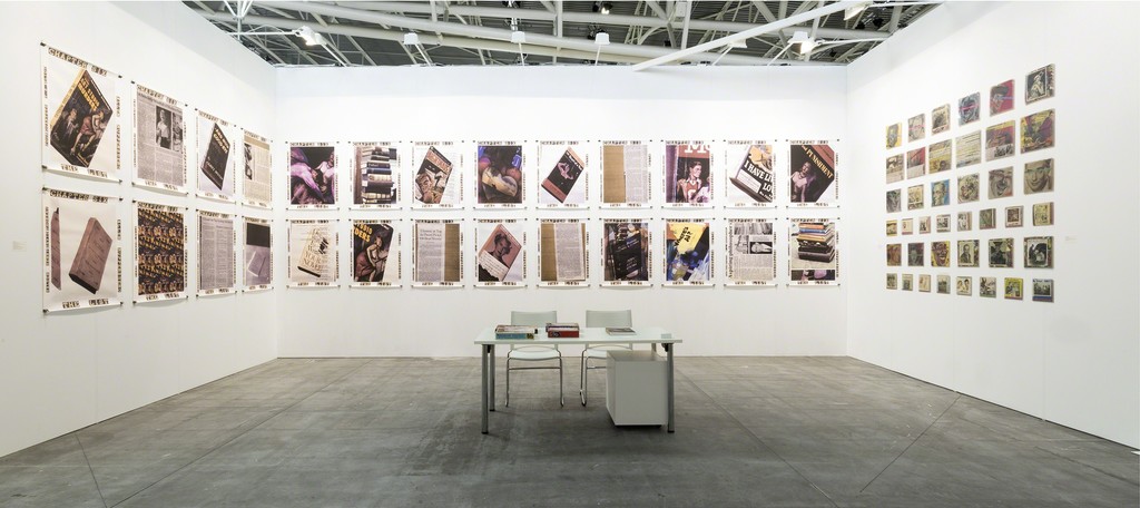 Booth's view. Works by Allen Ruppersberg.
© Renato Ghiazza Booth's view. Works by Allen Ruppersberg.
© Renato Ghiazza