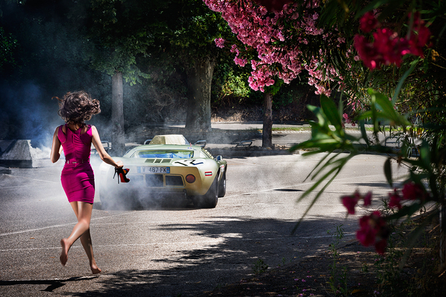 David Drebin, ‘Wheels and Heels’, 2013, Photography, Chromogenic Print, CHROMA GALLERY