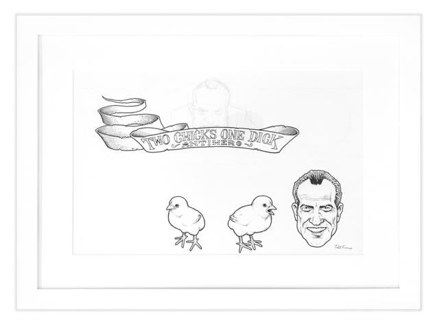 Todd Francis, ‘ANTIHERO “TWO CHICKS ONE DICK”’, Subliminal Projects