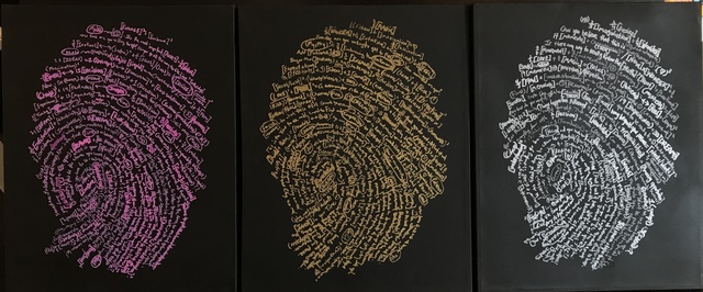 Brendan Murphy, ‘Fingerprint Triptych’, 2018, Contessa Gallery