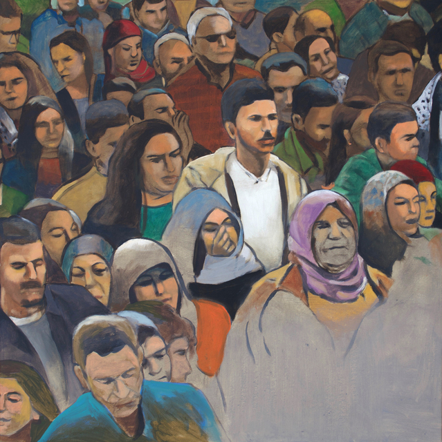 Khaled Hourani, ‘Crowd #2’, 2019, Zawyeh Gallery