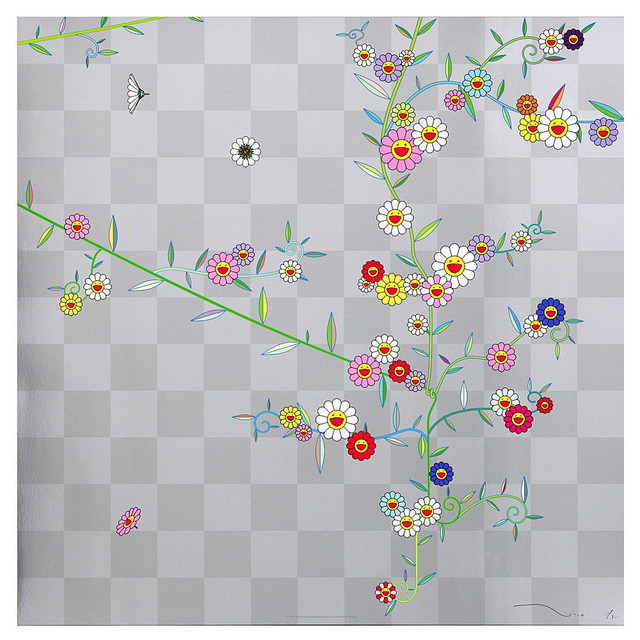 Takashi Murakami, ‘Cosmos’, 2010, Print, Offset lithograph in colours with cold stamp on smooth wove paper, Lougher Contemporary