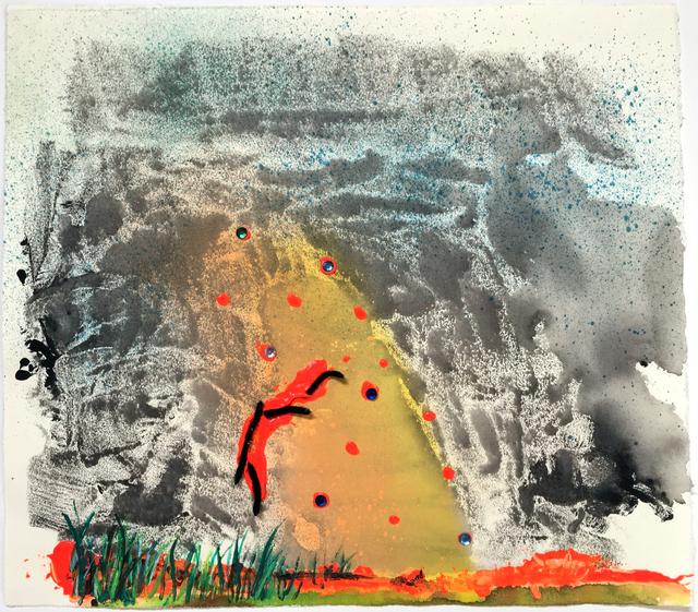 Vivian Liddell, ‘"Atomic Frown"- Mixed Media, Small, Square, Feminist, Framed Work on Paper’, 2017, Drawing, Collage or other Work on Paper, Mixed Media, Gallery 1202