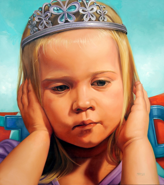 Margaret Morrison, ‘Hear No Evil’, 2012, Painting, Oil on canvas, Woodward Gallery