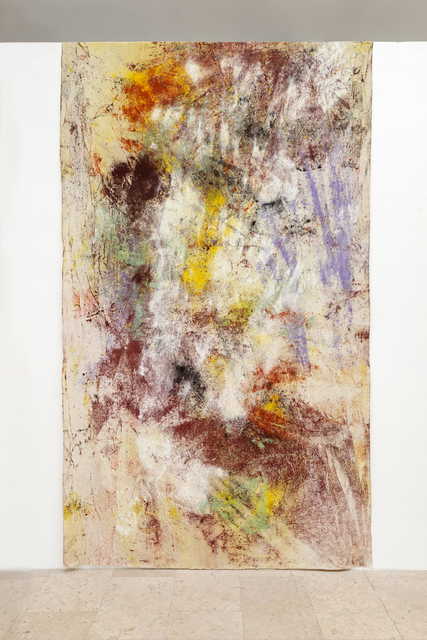 Jessica Warboys, ‘Sea Painting, Dunwich’, 2015, Painting, Mineral pigments, canvas, Gaudel de Stampa