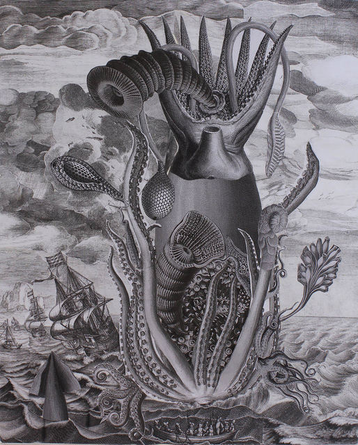 Scott Bluedorn, ‘Cephalogod’, 2018, Print, Archival digital giclee print on cotton rag paper, ARC Fine Art LLC