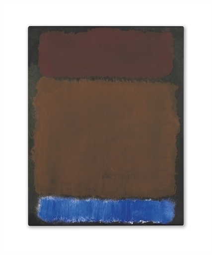 Mark Rothko, ‘Wine, Rust, Blue on Black’, Christie's