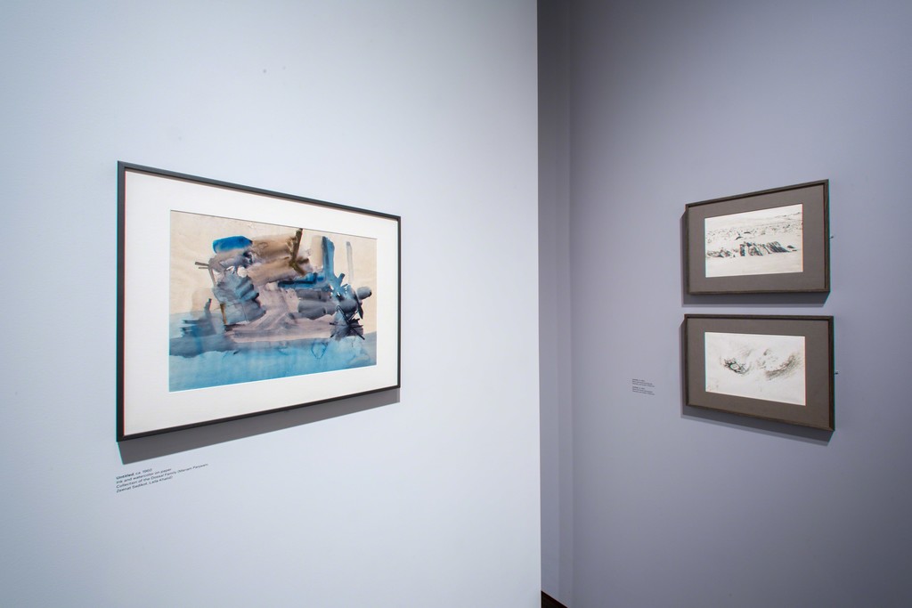 Installation view of "Nasreen Mohamedi" at the Met Breuer, New York (2016). All photos copyright The Metropolitan Museum of Art. Installation view of "Nasreen Mohamedi" at the Met Breuer, New York (2016). All photos copyright The Metropolitan Museum of Art.