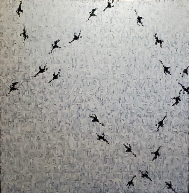 Wayne Miller, ‘The Geometry of Birds, Version 5 (Matsuya Ginsa)’, 2014, Painting, Oil/Acrylic Stain/Canvas, Miller White Fine Arts