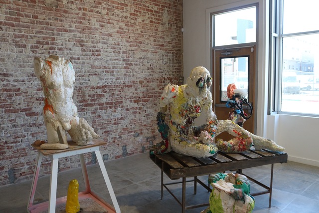 Meghan Smythe, ‘The Circuit’, 2018, Sculpture, Ceramic, Glaze, Plasticine, Epoxy, rubber band, Mark Moore Fine Art