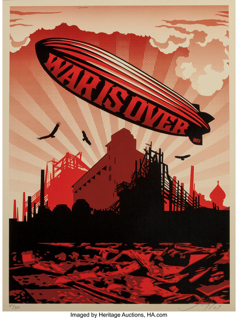 Shepard Fairey (OBEY), ‘War is Over’, 2007, Heritage Auctions