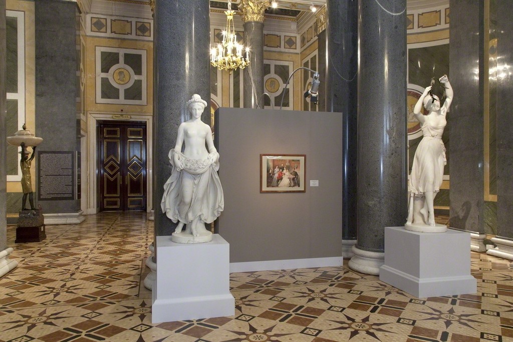 Installation view: “Created by a Hand with but a Chisel Armed…” Sculpture in St Petersburg’s Palaces in the 19th Century Installation view: “Created by a Hand with but a Chisel Armed…” Sculpture in St Petersburg’s Palaces in the 19th Century