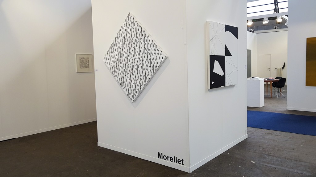 Vera Molnar + Norman Dilworth + François Morellet - Art Brussels April 2018 - Oniris Gallery booth Vera Molnar + Norman Dilworth + François Morellet - Art Brussels April 2018 - Oniris Gallery booth