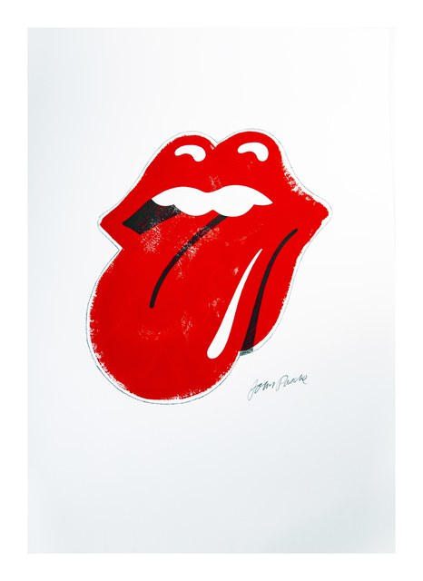 John Pasche, ‘The Rolling Stones 'Lips'’, 2020, Painting, Gouache and pencil on paper A unique painting from an ongoing series. Each work is similar to the image above but with slight variants as all are hand-painted, Paul Stolper Gallery