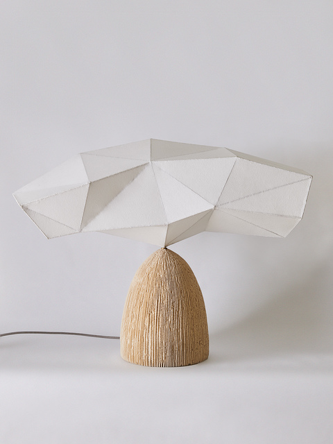 Steven Haulenbeek, ‘RBS Webcoat Lamp’, 2020, Design/Decorative Art, Resin Bonded Sand with Webcoat Shade, Egg Collective