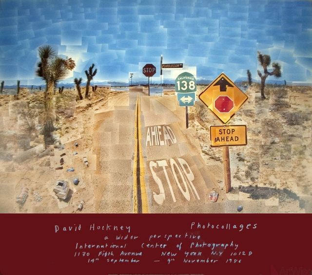 David Hockney, ‘ David Hockney, Pearblossom Highway Poster’, 1986, David Lawrence Gallery