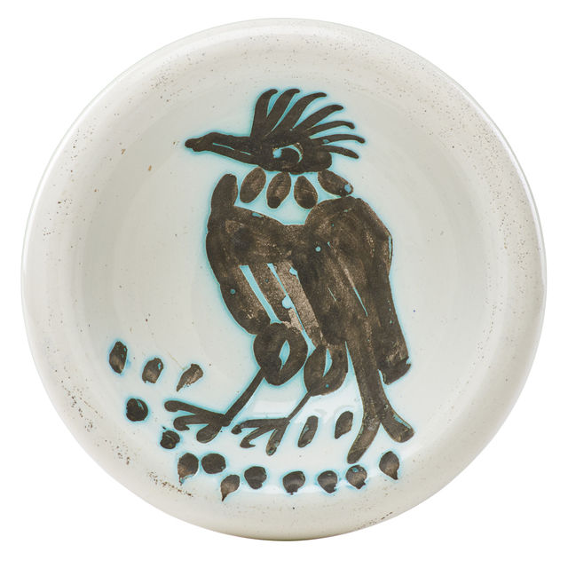 Pablo Picasso, ‘Bird with Tuft (Oiseau avec Touffe) ashtray, France’, des. 1952, Rago/Wright