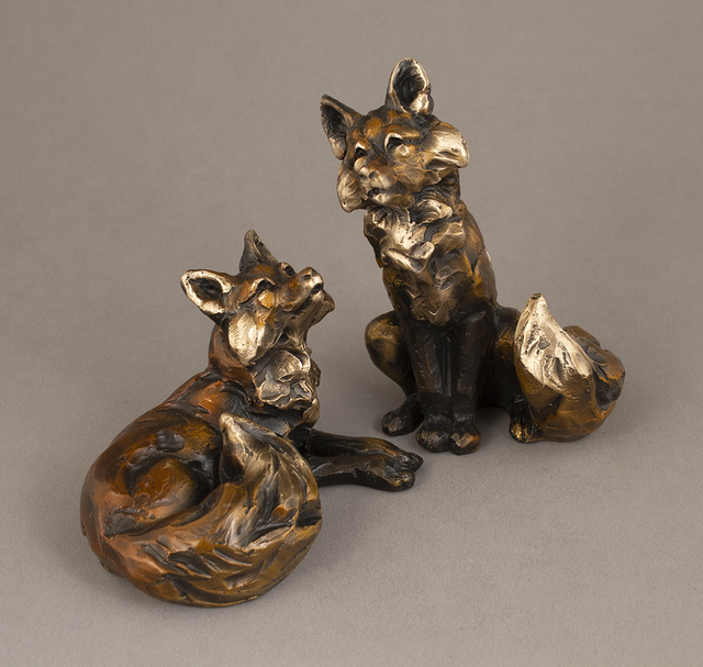 Bryce Pettit, ‘The Happy Couple’, 2018, Sculpture, Bronze, Blue Rain Gallery