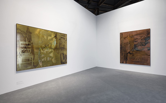 Robert Rauschenberg, ‘Left: Courtyard (1989) Right: Catch (1993)’, Faurschou Foundation