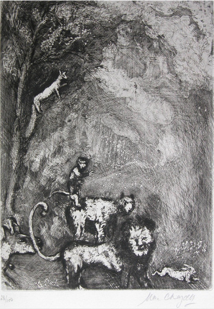 Marc Chagall, ‘Le Lion s'en allant en Guerre’, 1927-1930, Wallector