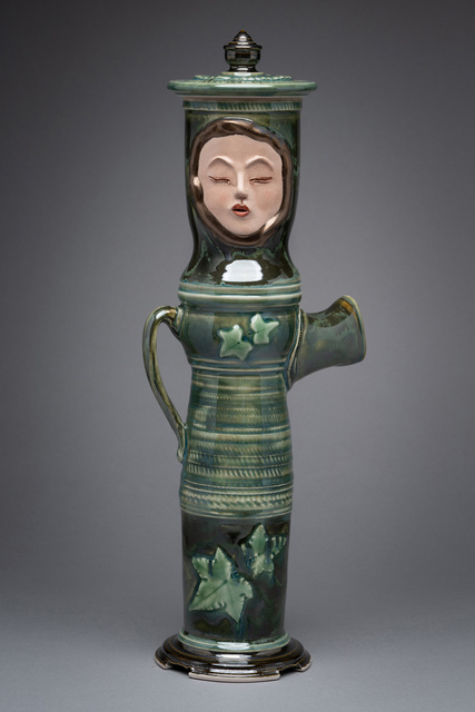 Carol Sils, ‘Shi Hu Loves Spring’, 2018, Design/Decorative Art, Thrown and sculpted porcelain, Beatrice Wood Center for the Arts